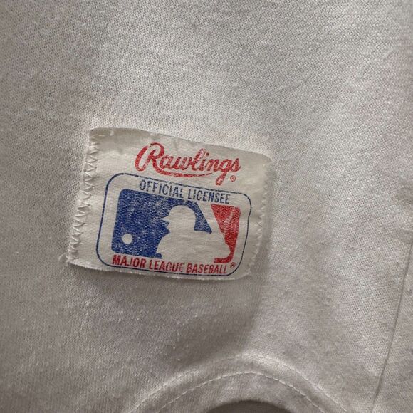 Vintage Rawlings 1989-1992 California Angels MLB Baseball White Jersey XL Set - Picture 8 of 16